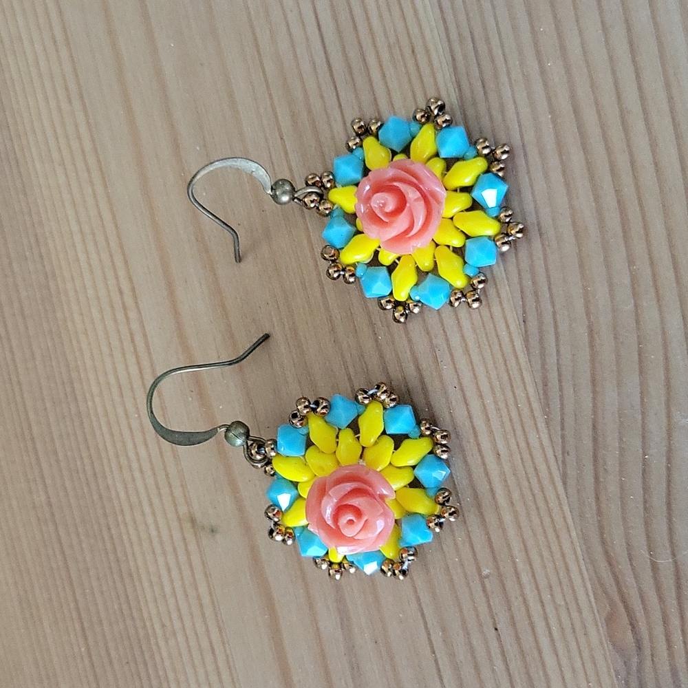 Delightful beaded earrings